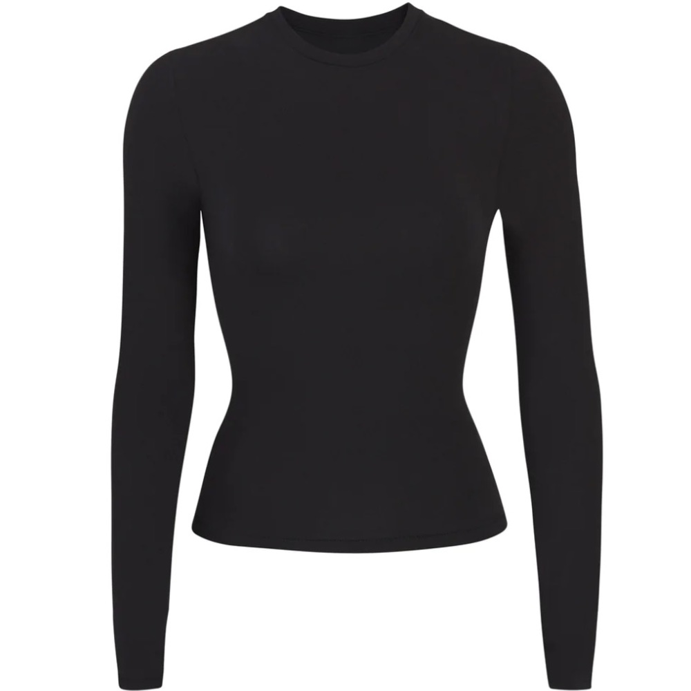SKIMS Cotton Jersey Long Sleeve T Shirt